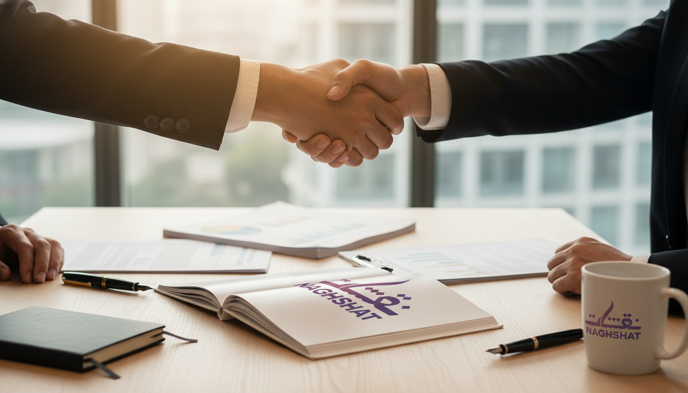 تصميم بروفايل شركة جاهز وقابل للتعديل | وكالة نقشات