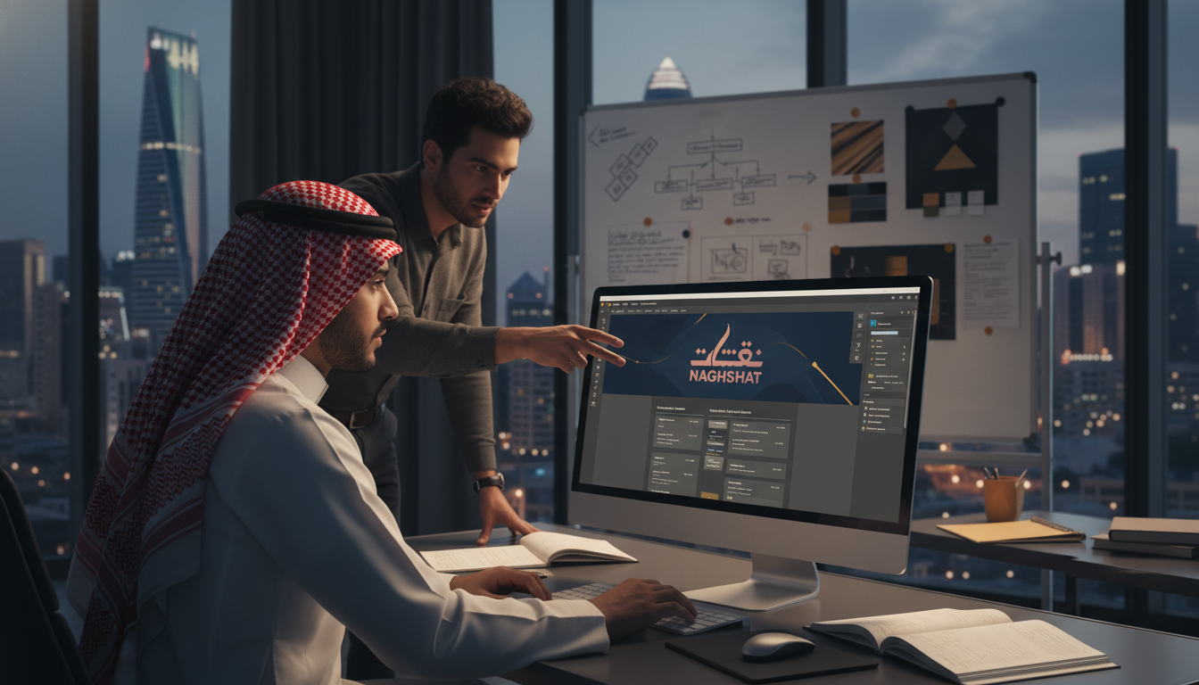 مصمم بروفايل شركات محترف في السعودية | نقشات للدعاية والإعلان