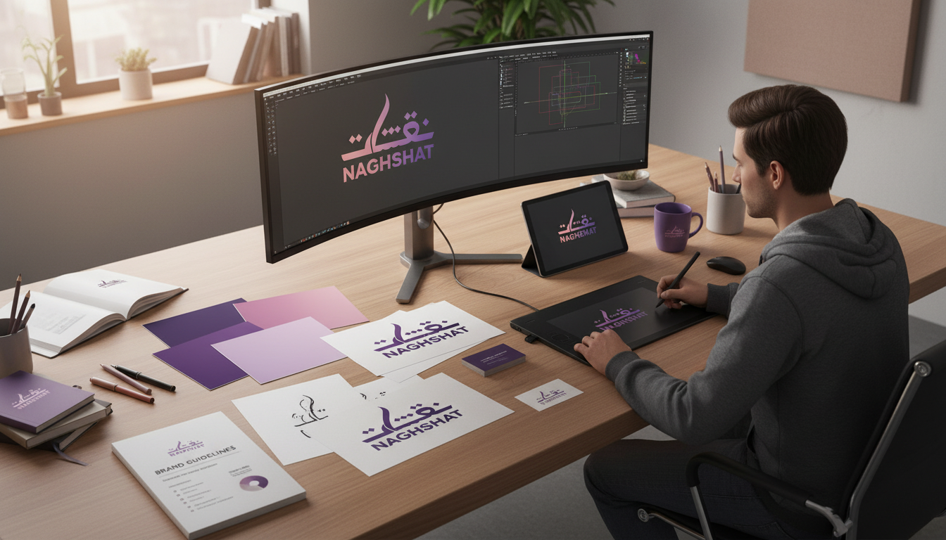 أفضل شركة تصميم هوية تجارية في السعودية – احتراف، إبداع، وتميّز مع وكالة نقشات