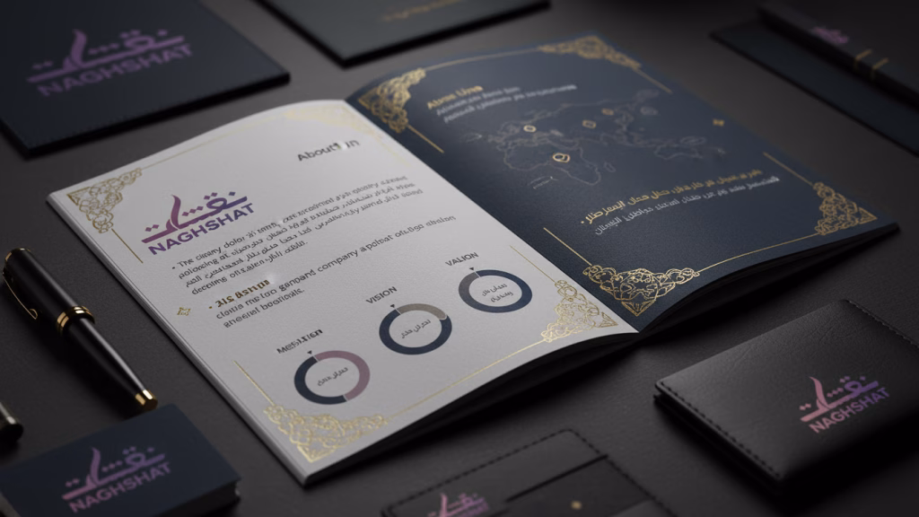 تصميم بروفايل الشركة